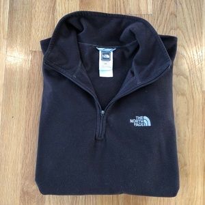 North Face 1/4 Zip Fleece Size Medium